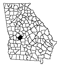 Small map: Macon